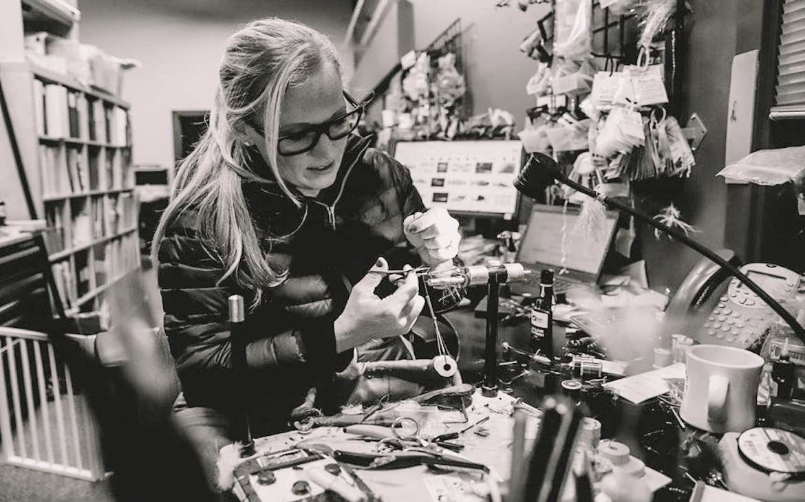 Brita Fordice on Tying Flies
