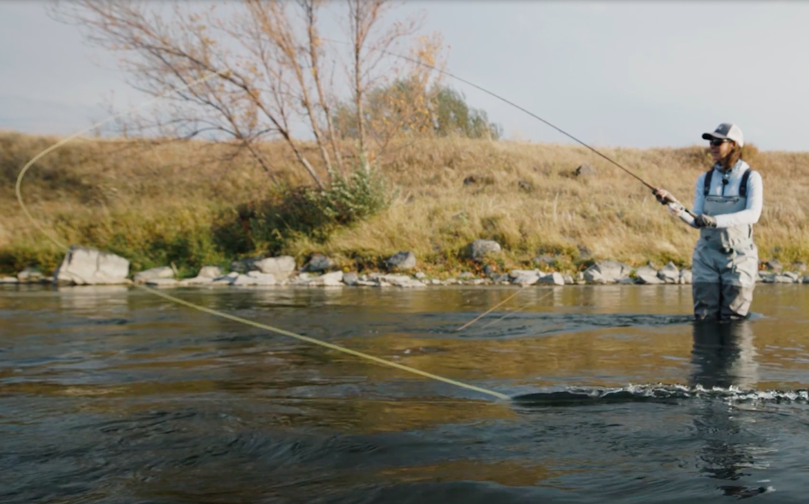 Whitney Gould Teaching Trout Spey