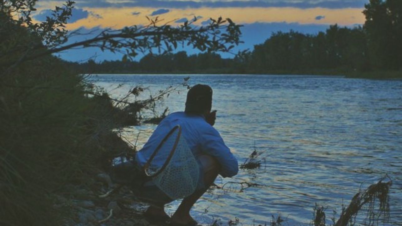 Guide Josh Nugent Reading the Water and Observing a Large Spooky Trout